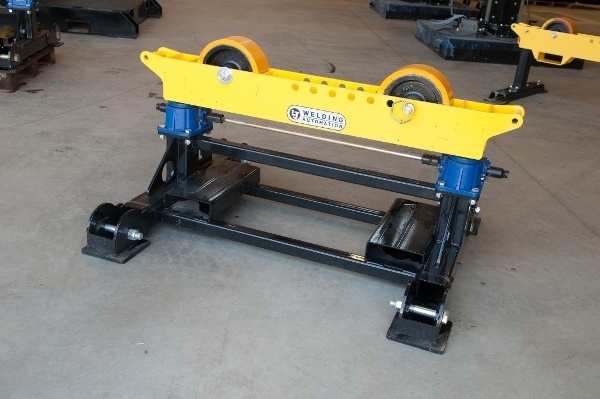 pipe roller stands with geared height adjust