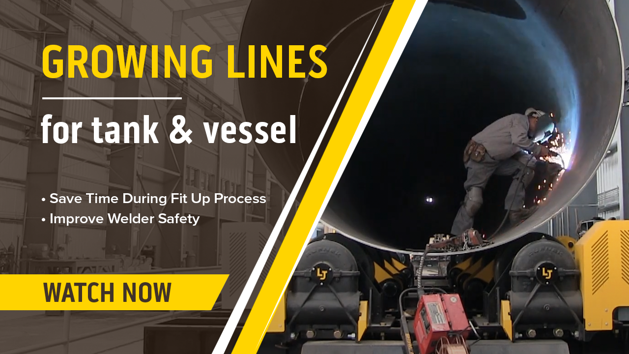 100-Ton Growing Line Demonstration for Tank & Vessel (Customer footage)-1