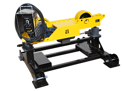 8-ton load capacity geared height adjust pipe rotators for sale