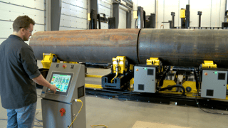 growing line welding system video