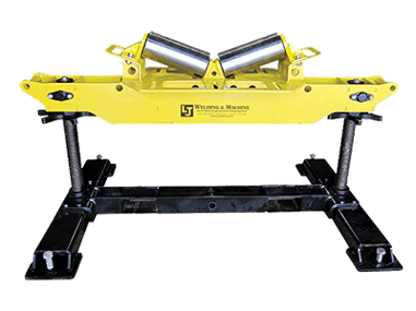 2-Ton Horizontal V-Roller Head Pipe Roller Stands - LJ Welding