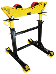 4000 lb Roller Pipe Roller Stands for sale