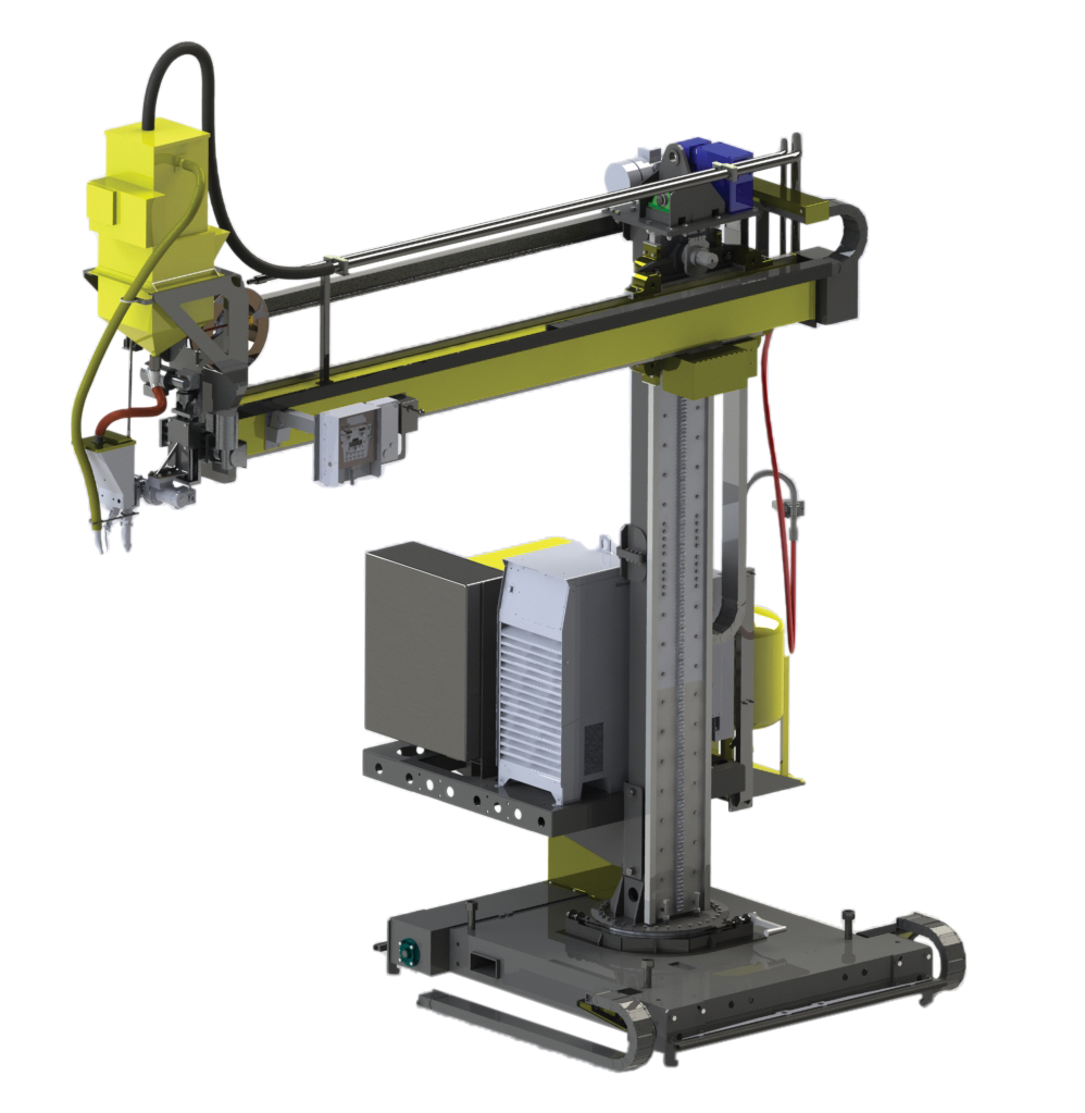 TIG hot wire welding manipulator weld cell