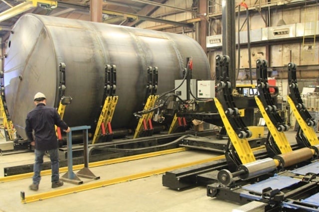 fit-up system for tank welding
