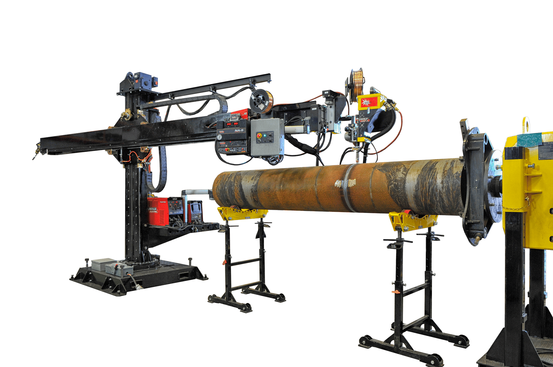 Column Bulking Machine Column and Boom Manipulator Welding Cell Video Demonstrations