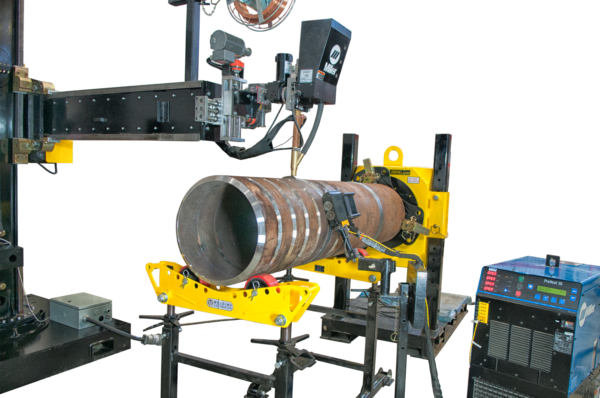 miller induction heating welding manipulator sale