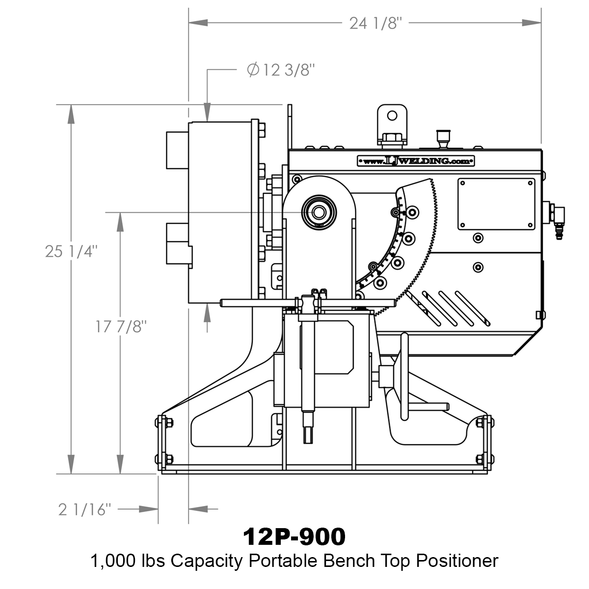 12P-900 Pipe Positioner for Welding