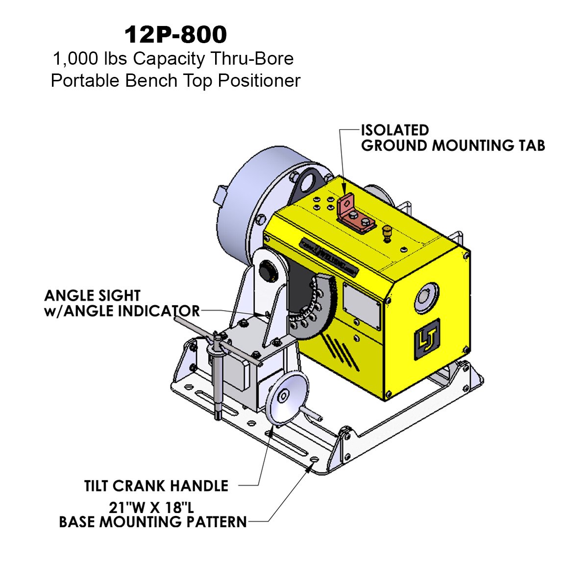 12P-800 welding positioner machine