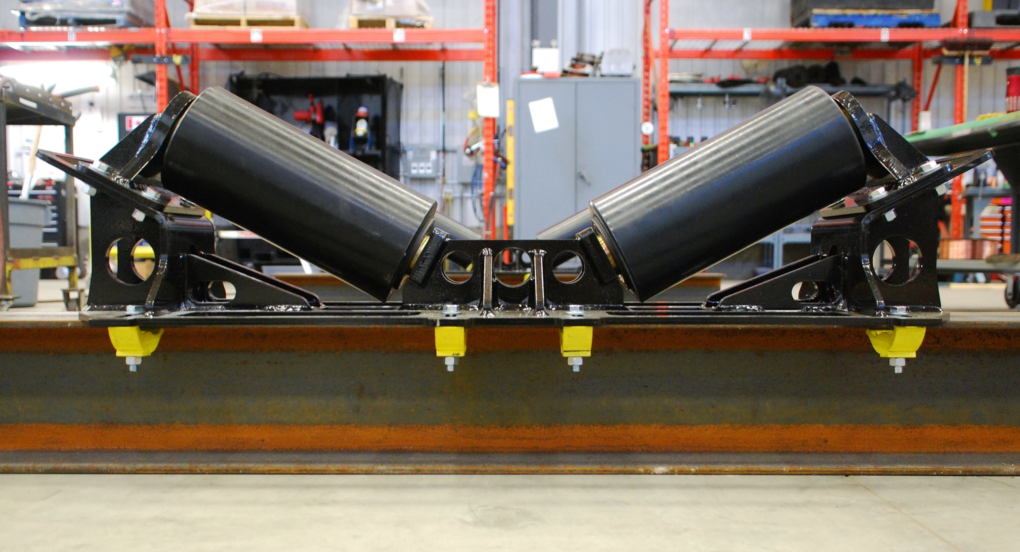 10Ton Unidirectional Ibeam Pipe Rigging Rollers HZDD60200