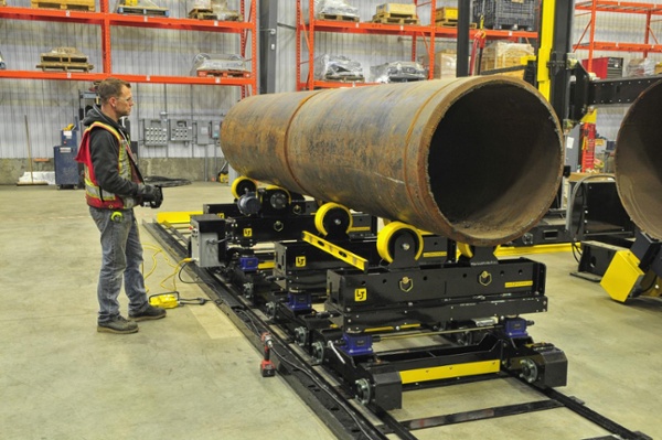 nominal roll requirements call DOUBLE SYSTEM: TURNING PIPE JOINTING FOR PIPE ROLLS 10TMR
