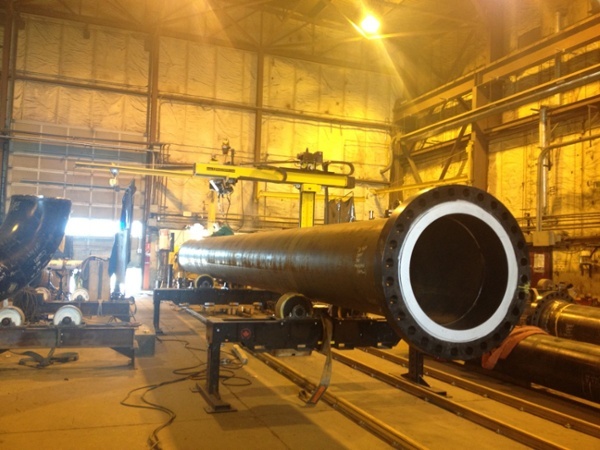 12 ton vessel welding rotators