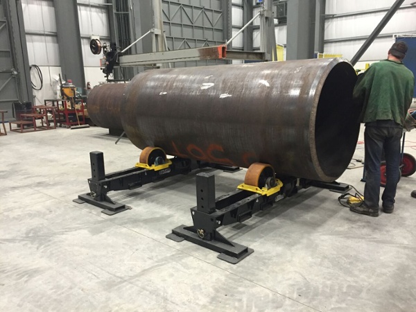 12 ton vessel welding rotators