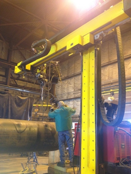 12 ton tank and vessel rotators