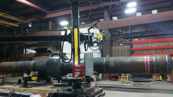 lincoln electric column a d boom welding manipulator sale