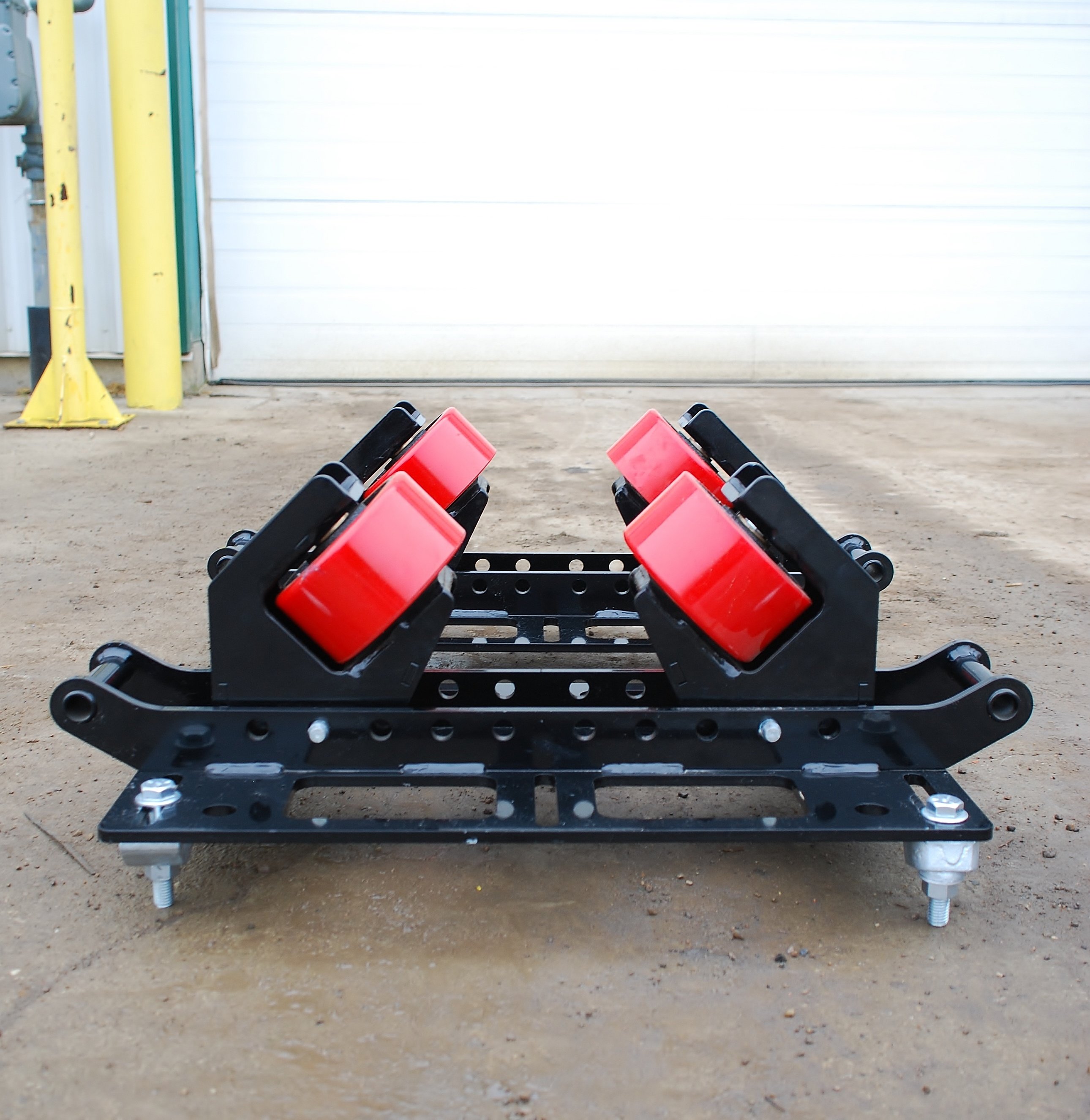 uni-directional pipe rack beam clamp rigging rollers for sale (2-ton capacity)