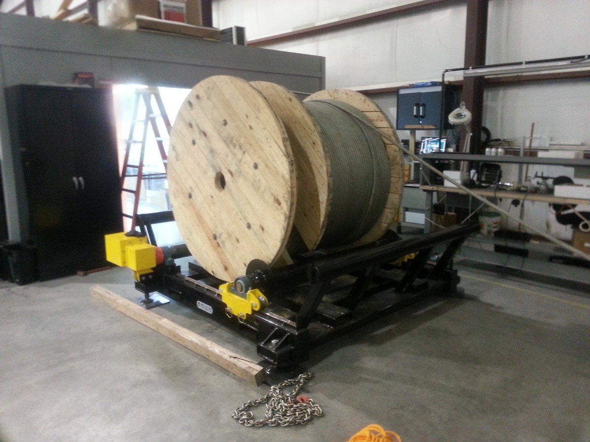 Refurbished Cable Reel Rollers CRR55-100 (10 Ton)