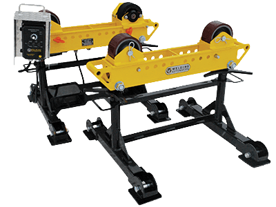 WORKESS 4-in-1 Roller Stand – 440 Lb Capacity, V-Shaped & Multi-Directional Rollers, Saw Horse Function, Height Adjustable 33"-50" – Folding Woodworking Support