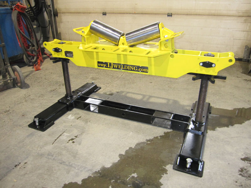 4-Ton Horizontal V-Roller Head Pipe Roller Stands (Pipe Stands)