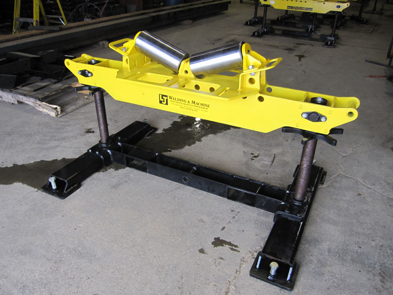 Adjustable V-Shaped Pipe Roller Super Duty Stand HTC HSV-18 with Two 6” V-Shaped Rollers Adjustable V-Shaped Pipe Roller Super Duty Stand HTC HSV-18 with Two 6” V-Shaped Rollers