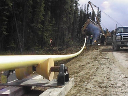 pipeline rollers on clearance