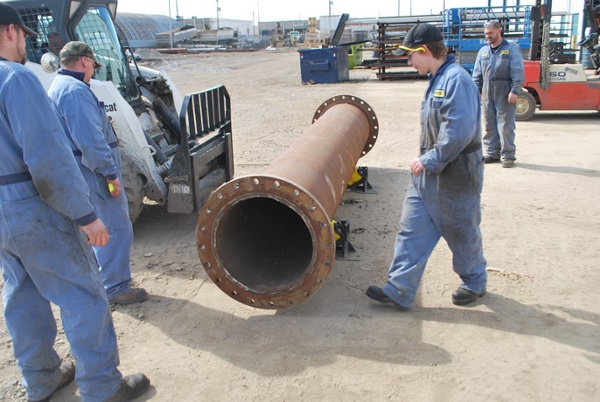 pipe roller supports for pipeline installs