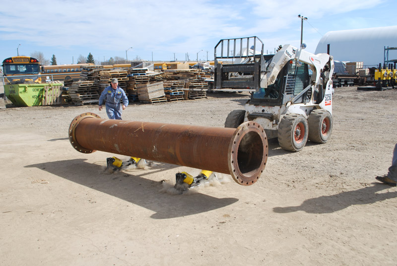 pipe roller supports for pipeline installation