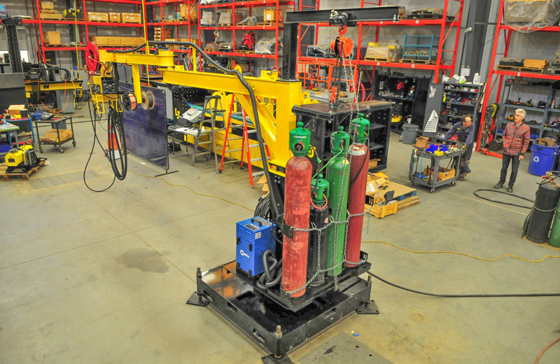 MIG Welding Arm Boom Mount For Hire / Welding Manipulator Rentals