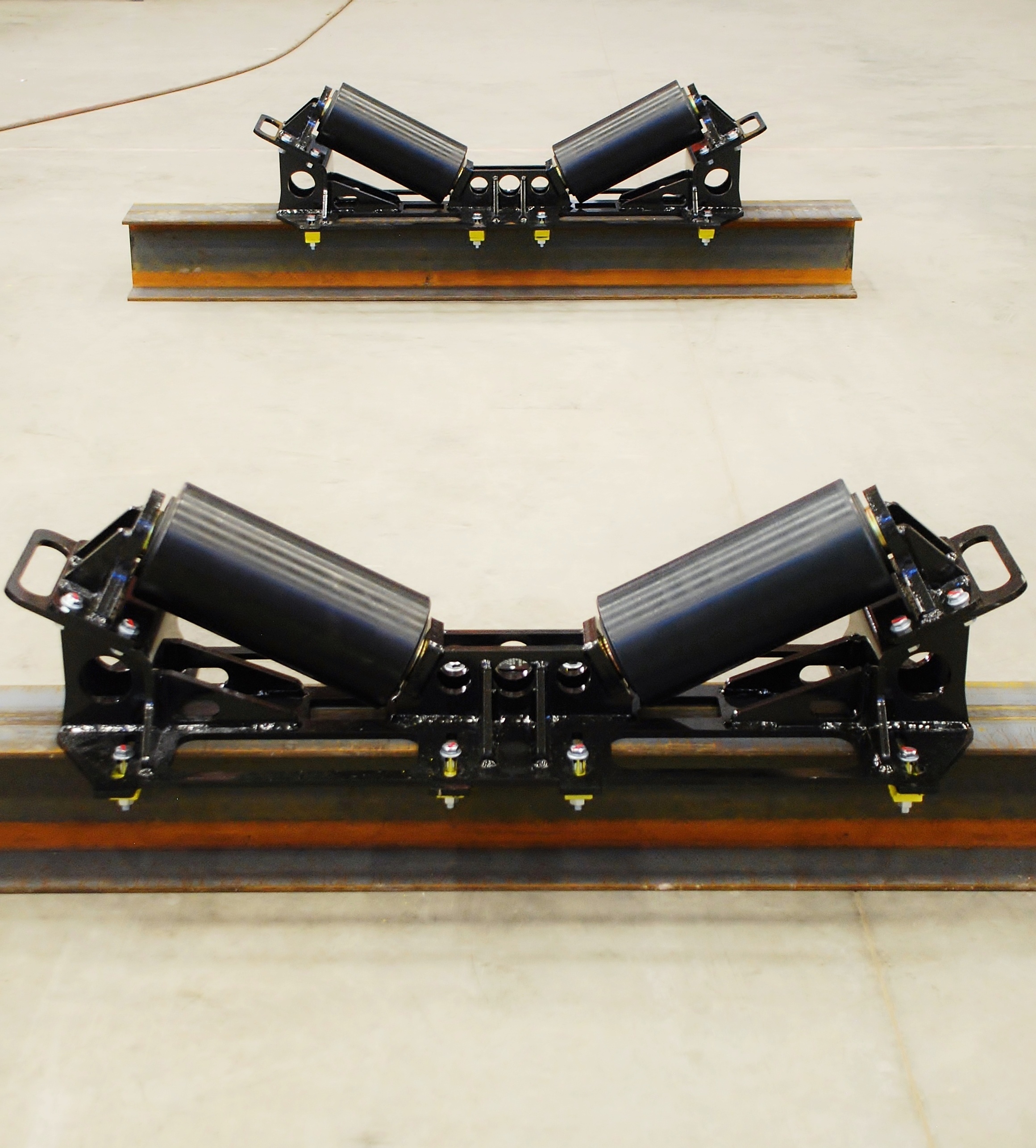 10Ton Unidirectional Ibeam Pipe Rigging Rollers HZDD60200