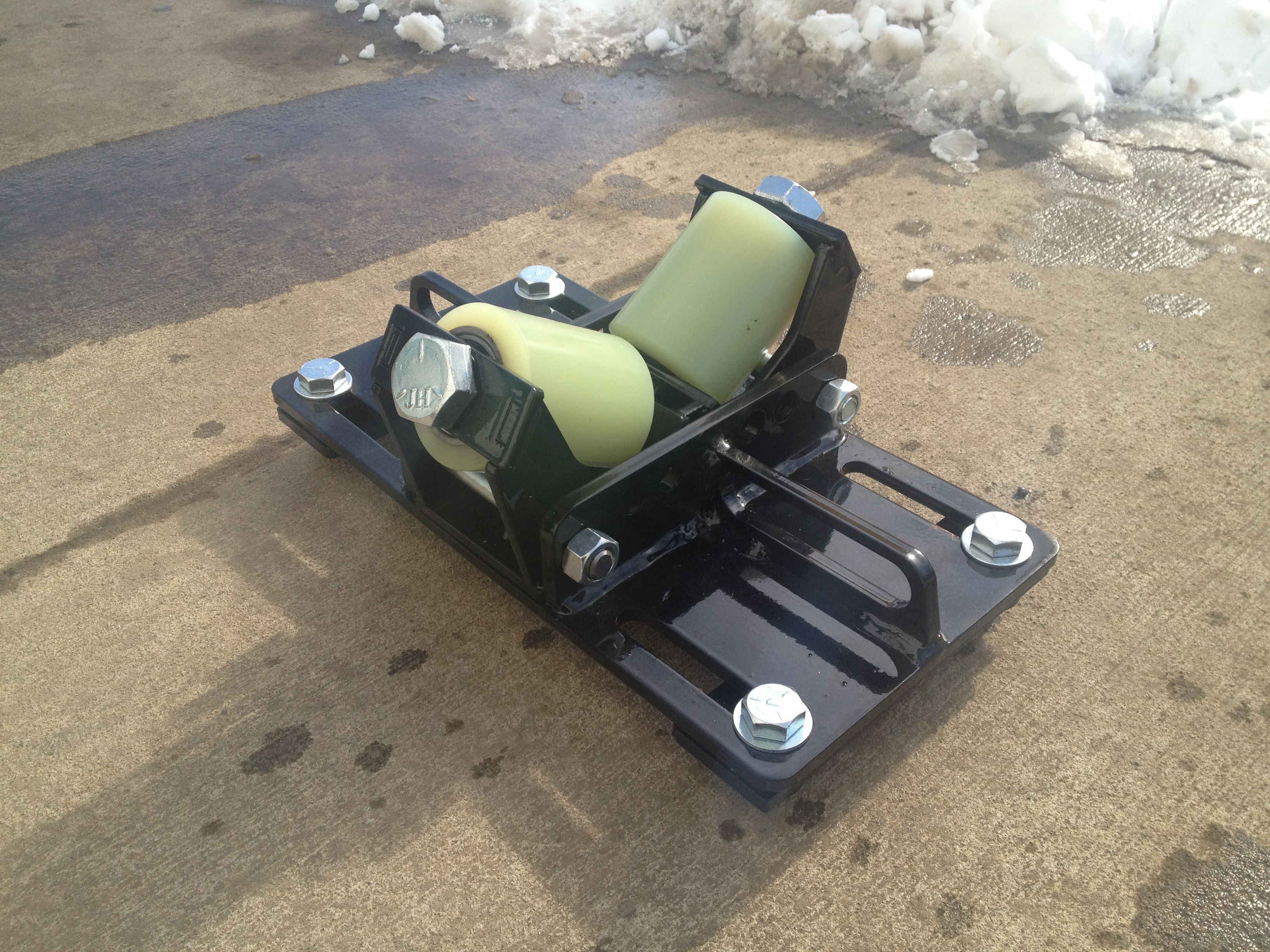 1Ton Narrow Unidirectional I Beam Pipe Rigging Rollers MDRN200