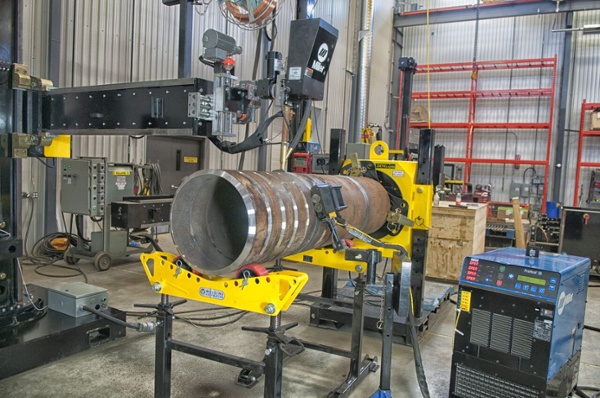 miller welders subarc column and boom manipulator