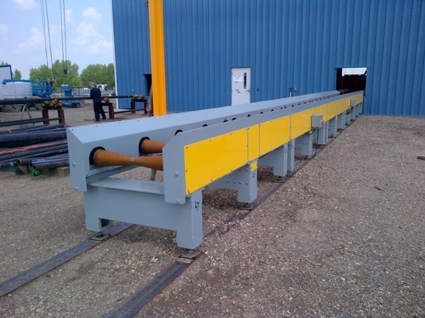 heavy duty pipe conveyor system