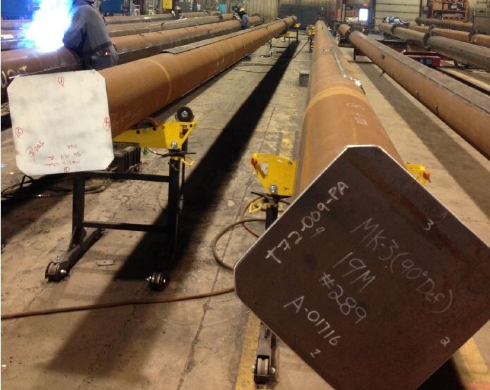 4Ton Pipe Roller Stands (Pipe Rolls) HD2L100/HD2L150