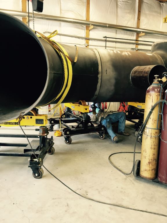 16,000 lb Gear Elevated Roller Support Stands (Welding Pipe Stands) UHD200