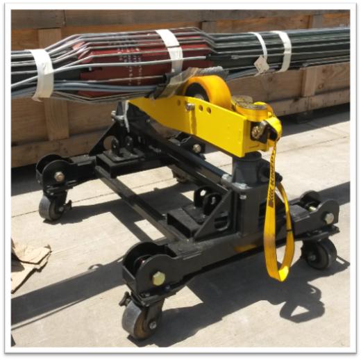 16,000 lb Gear Elevated Roller Support Stands (Welding Pipe Stands) UHD200