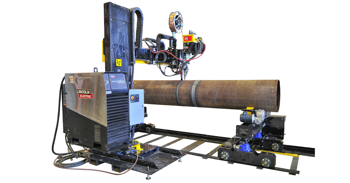 submerged arc pipe joining portable welding manipulator
