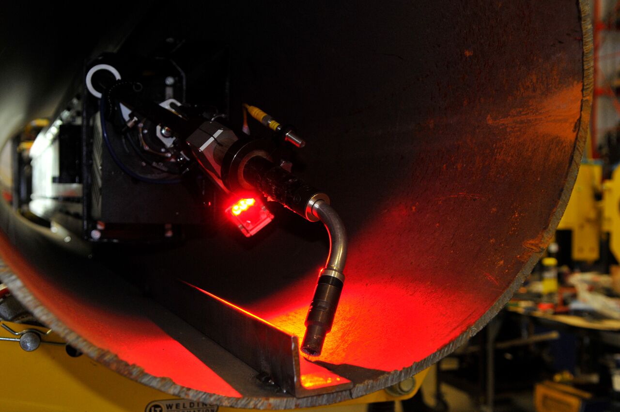 laser vision seam for CaB manipulator systems