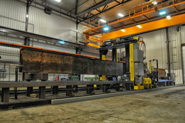 structural steel beam welding gantry