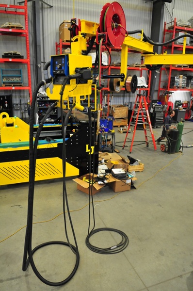 MIG welding boom mount JIB