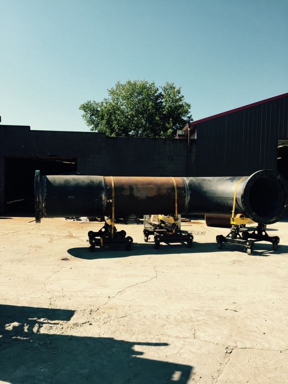 16,000 lb Gear Elevated Roller Support Stands (Welding Pipe Stands) UHD200